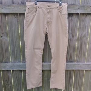 Ralph Lauren Tan Pants with Leather Patch